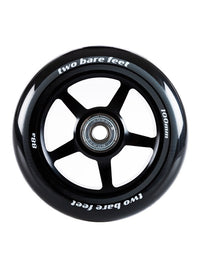 TBF Alloy Series Scooter Wheels - 5 Star (Black Pair 2 x Wheels)