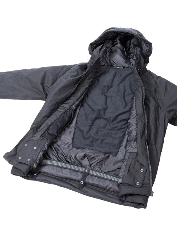 Two Bare Feet All-in-One Rift Snow Pants & Jacket Set (Black / Black)
