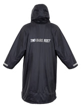 Two Bare Feet Weatherproof Changing Robe with Changing Mat (Black/Grey)