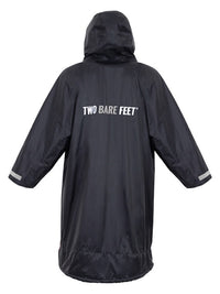 Two Bare Feet Weatherproof Changing Robe with Changing Mat (Black/Grey)