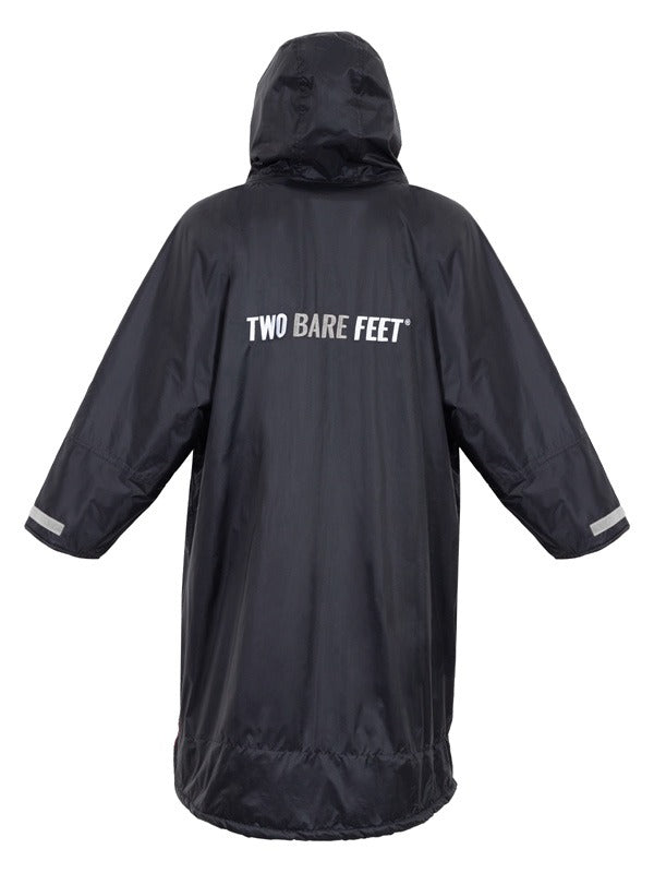 Two Bare Feet Weatherproof Changing Robe with Changing Mat (Black/Grey)
