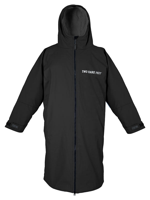 Elemental Waterproof Lightweight Slimline Changing Robe (Black/Charcoal)