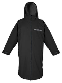 Kids Elemental Waterproof Lightweight Slimline Changing Robe (Black/Charcoal)
