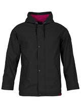 Elemental Waterproof Lightweight Jacket (Black/Raspberry)