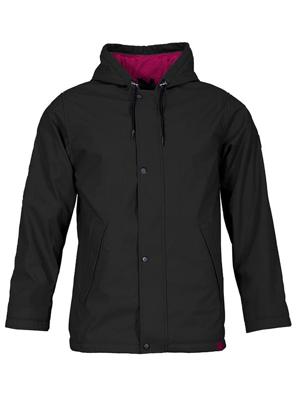 Elemental Waterproof Lightweight Jacket (Black/Raspberry)