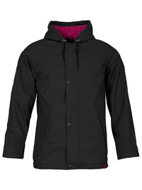Elemental Waterproof Lightweight Jacket (Black/Raspberry)