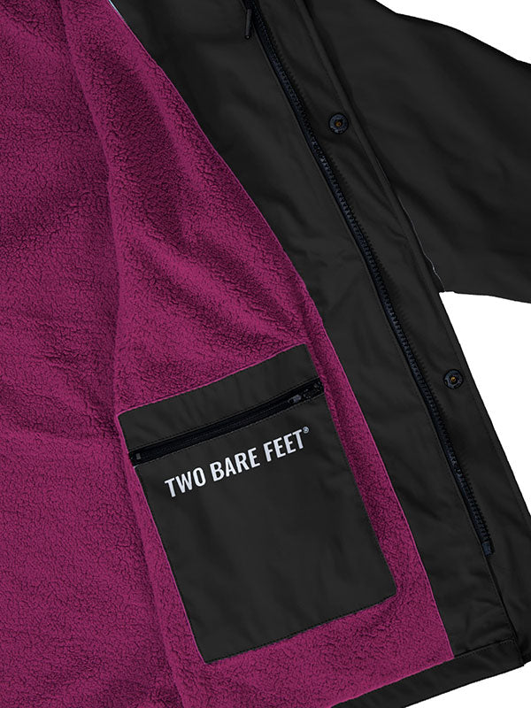 Elemental Waterproof Lightweight Jacket (Black/Raspberry)
