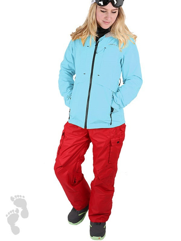 Two Bare Feet Blizzard Womens 8K / 8K Snow Pant (Fire Red)
