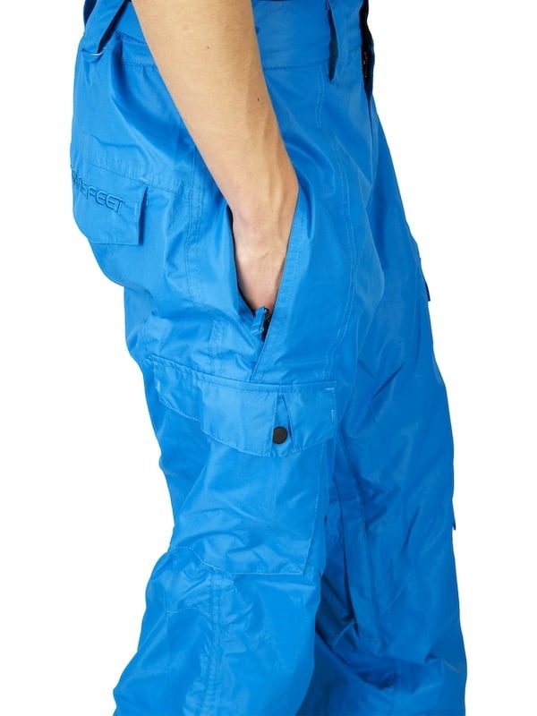 Two Bare Feet Summit Series Blizzard Adults 8K / 8K Snow Pant (Arctic Blue)