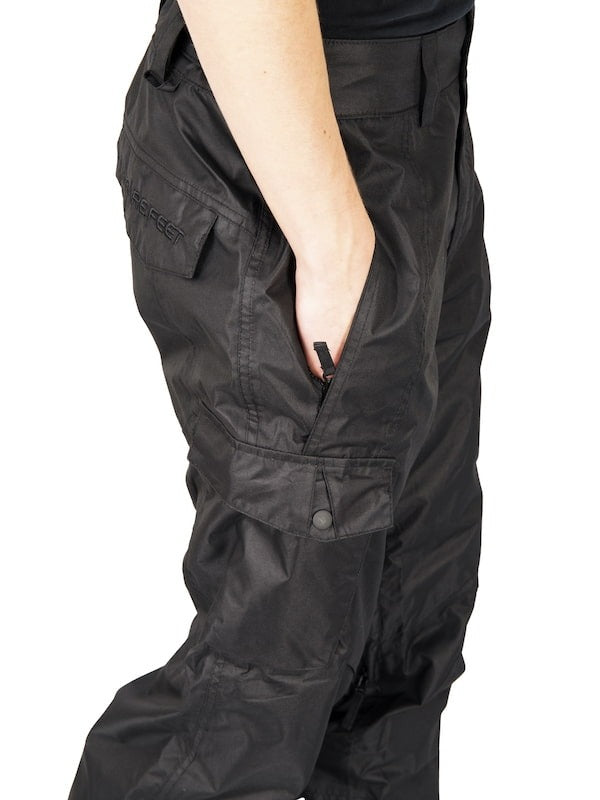 Two Bare Feet Summit Series Blizzard Adults 8K / 8K Snow Pant (Black)