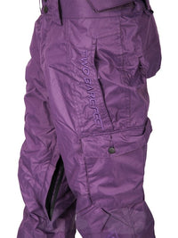Two Bare Feet Summit Series Blizzard Adults 8K / 8K Snow Pant (Burgundy)