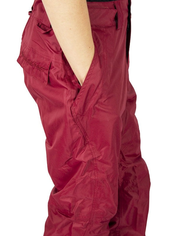 Two Bare Feet Summit Series Claw Hammer Adults 5K / 5K Snow Pant (Deep Burgundy)