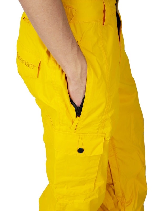 Two Bare Feet Summit Series Blizzard Adults 8K / 8K Snow Pant (Sun Yellow)