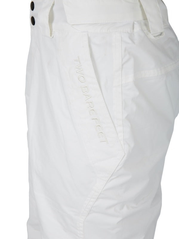 Two Bare Feet Summit Series Claw Hammer Unisex 5K / 5K Snow Pant (Total White)