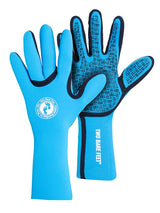 Two Bare Feet 2.5mm Neoprene Cold Water Long Cuff Swim Gloves (Blue)