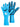 Two Bare Feet 2.5mm Neoprene Cold Water Long Cuff Swim Gloves (Blue)