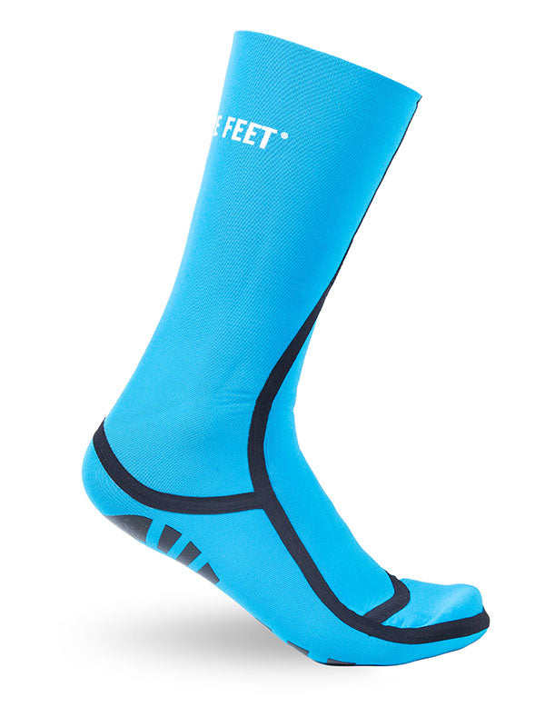 Two Bare Feet 2.5mm Neoprene Cold Water Long Swim Socks (Blue)