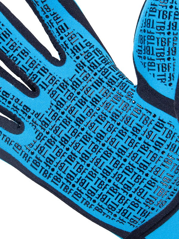 Two Bare Feet 2.5mm Neoprene Cold Water Long Cuff Swim Gloves (Blue)