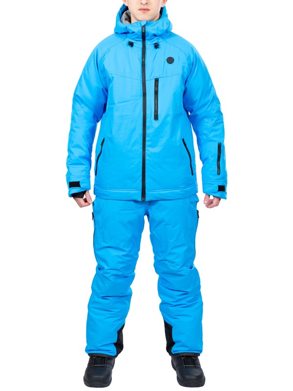 Two Bare Feet All-in-One Rift Snow Pants & Jacket Set (Blue/ Blue)