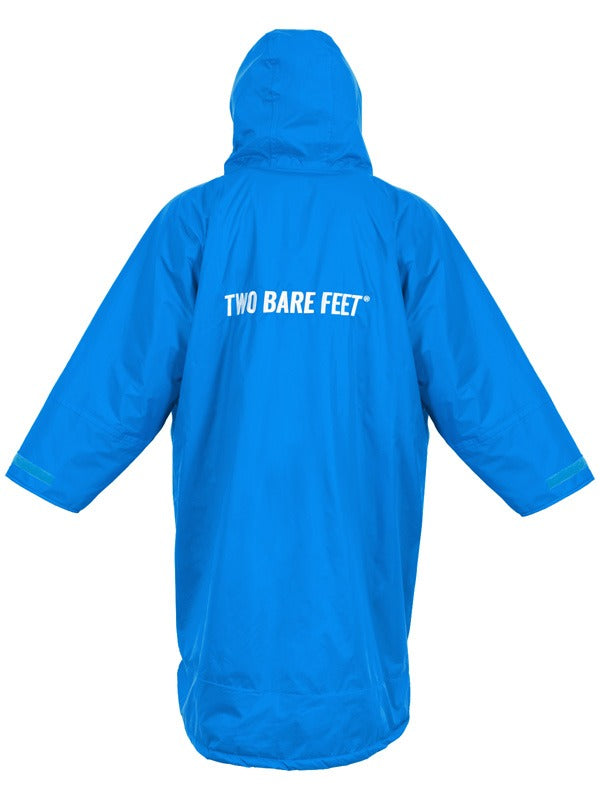 Two Bare Feet Kids Weatherproof Changing Robe with Changing Mat (Blue/Blue)