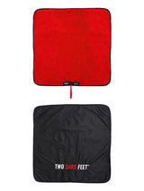 Two Bare Feet Kids Weatherproof Changing Robe with Changing Mat (Blue/Red)