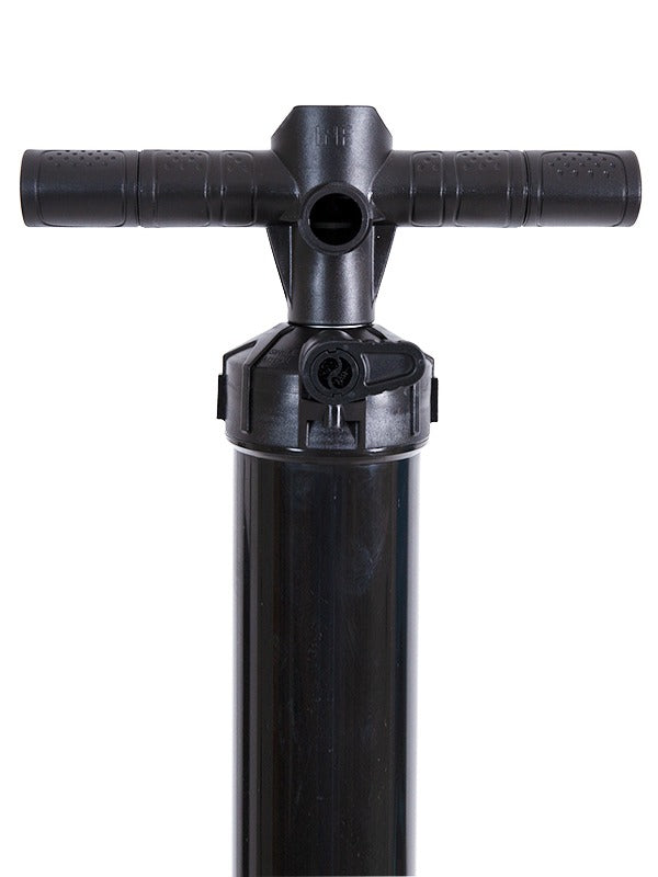 Two Bare Feet Bravo 4 High Pressure High Capacity 27.5psi Inflate/Deflate Dual Action Hand Pump (Black)