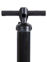 Two Bare Feet Bravo 4 High Pressure High Capacity 27.5psi Inflate/Deflate Dual Action Hand Pump (Black)