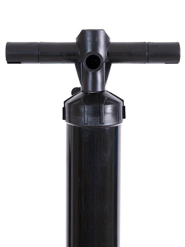 Two Bare Feet Bravo 4 High Pressure High Capacity 27.5psi Inflate/Deflate Dual Action Hand Pump (Black)