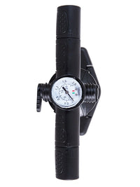 Two Bare Feet Bravo 4 High Pressure High Capacity 27.5psi Inflate/Deflate Dual Action Hand Pump (Black)