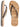 Two Bare Feet Olivia Ladies Sandals (Brown / Cork)