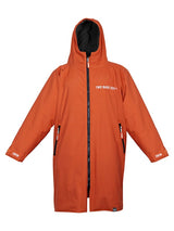 Kids Core Waterproof Changing Robe (Burnt Orange/Charcoal)