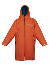 Kids Core Waterproof Changing Robe (Burnt Orange/Sea Green)