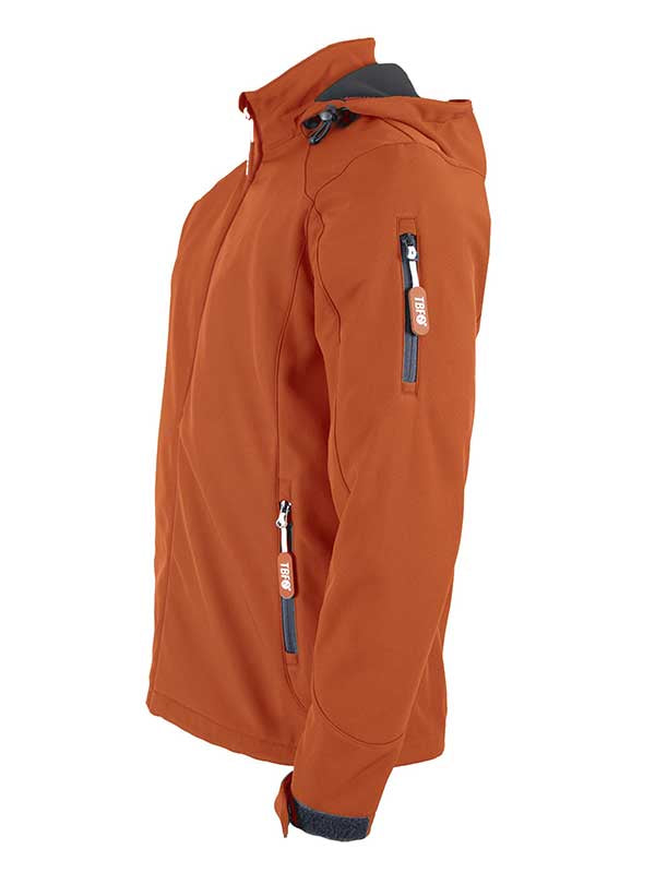 Mens Softshell Waterproof Jacket (Burnt Orange)