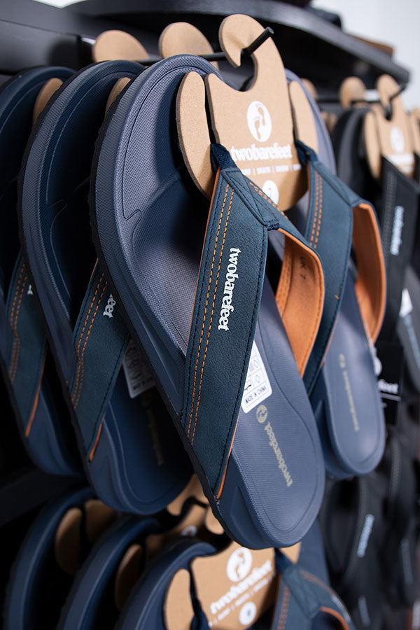 Harbour Mens Flip Flops (Blue)