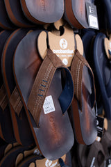 Offshore Mens Flip Flops (Brown)