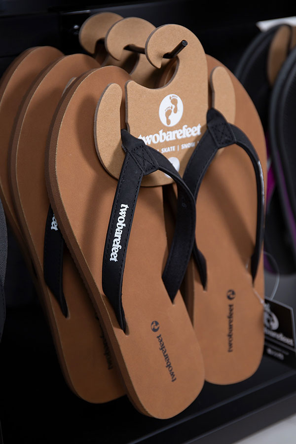 Devon Ladies Flip Flops (Brown/Black)