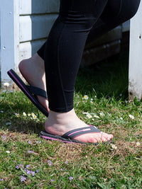 Voyage Ladies Flip Flops (Grey/Light Pink)