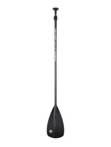 Two Bare Feet 3 Piece Carbon Hybrid SUP Paddle & Bag Package (Black)
