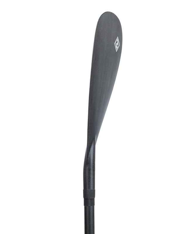 Two Bare Feet 3 Piece Bamboo Carbon Pro SUP Paddle & Bag Package (Black)