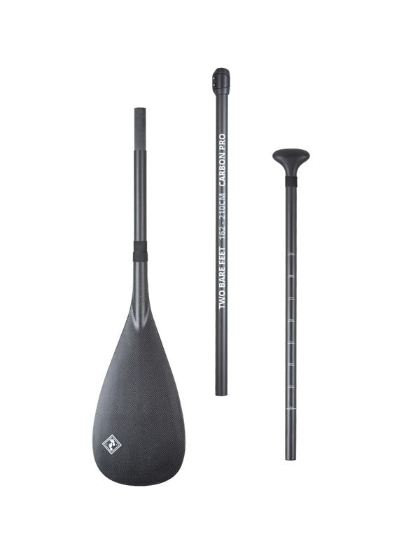 Two Bare Feet 3 Piece Full Carbon Fibre Pro SUP Paddle