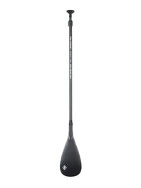 Two Bare Feet 2 Piece Carbon Pro SUP Paddle & Bag Package (Black)