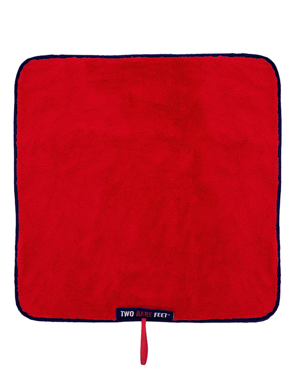 Two Bare Feet Changing Mat (Marine Blue/Red)