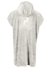 Two Bare Feet Adults Towelling Changing Robe (Stone)