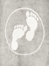 Two Bare Feet Adults Towelling Changing Robe (Stone)