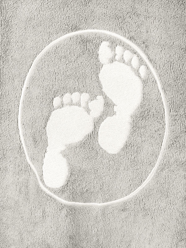 Two Bare Feet Adults Towelling Changing Robe (Stone)