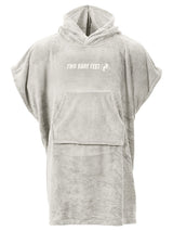 Two Bare Feet Kids Towelling Changing Robe (Stone)