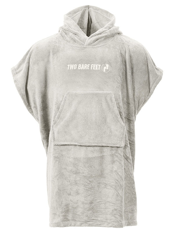 Two Bare Feet Kids Towelling Changing Robe (Stone)