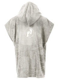Two Bare Feet Kids Towelling Changing Robe (Stone)