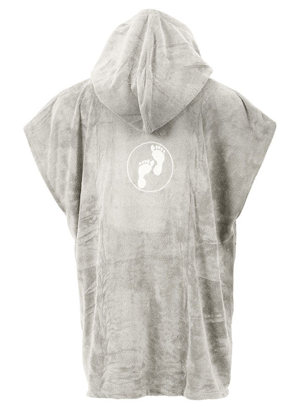 Two Bare Feet Kids Towelling Changing Robe (Stone)