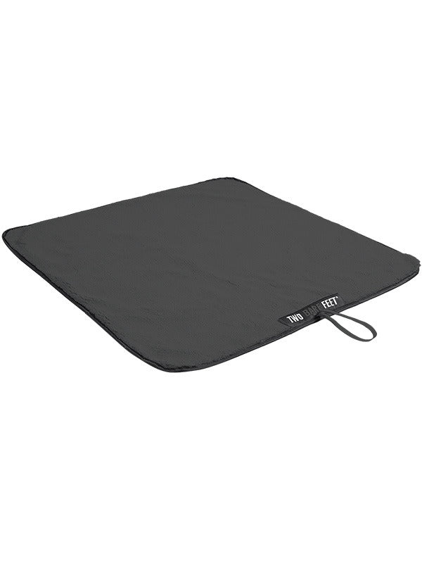 Two Bare Feet Changing Mat (Black/Charcoal)
